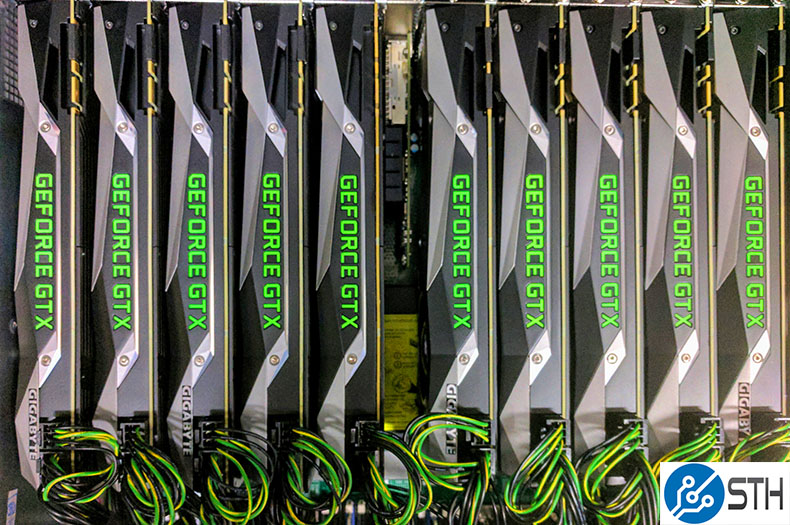 10 chiếc NVIDIA GTX 1080 TI FE Plus Mellanox hàng đầu