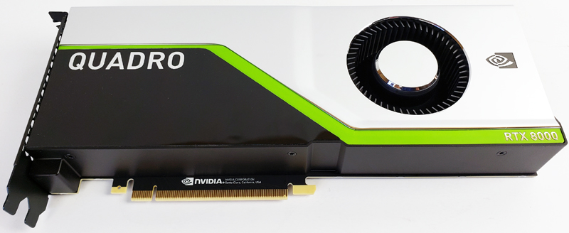 NVIDIA Quadro RTX 8000 top-view
