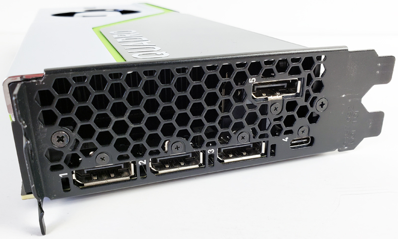 Phần output của NVIDIA Quadro RTX 8000