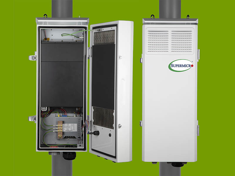 Supermicro SYS E403 9D 16C IPD2 mở và đóng