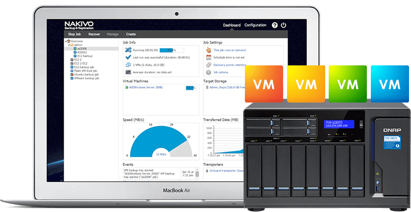 Backup with QNAP NAS and NAKIVO