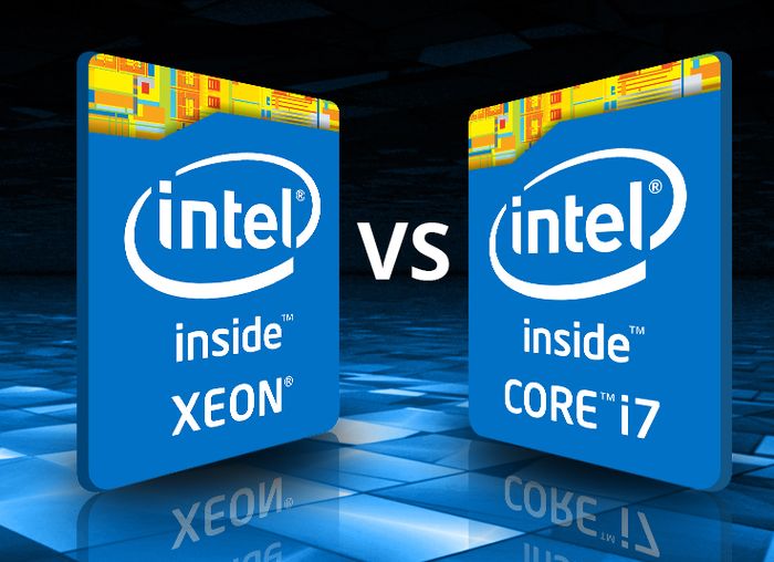 Sự khác biệt giữa CPU Chip Xeon và CPU Core I7