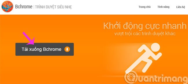 Tải Bchrome từ trang chủ