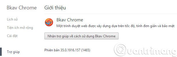 Bchrome sẽ tự cập nhật phiên bản mới