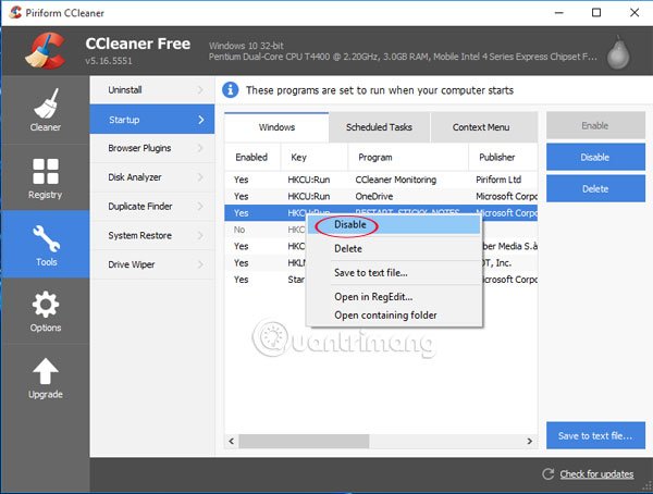 Hướng dẫn sử dụng CCleaner hiệu quả