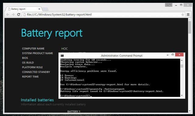 Kích hoạt công cụ ẩn giúp tiết kiệm pin tối đa trên Windows