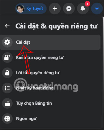 Cài đặt Facebook