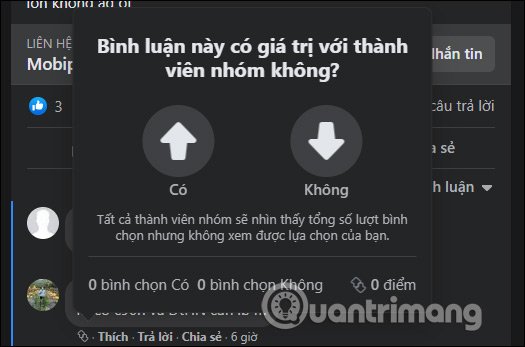 Bảng đánh giá 