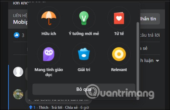 Lý do bình chọn