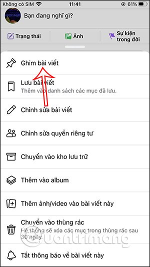 Ghim bài viết