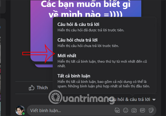 Thay đổi kiểu hiển thị 