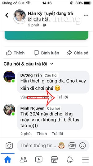 Trả lời câu hỏi