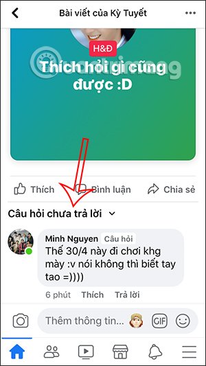 Thay đổi kiểu hiển thị