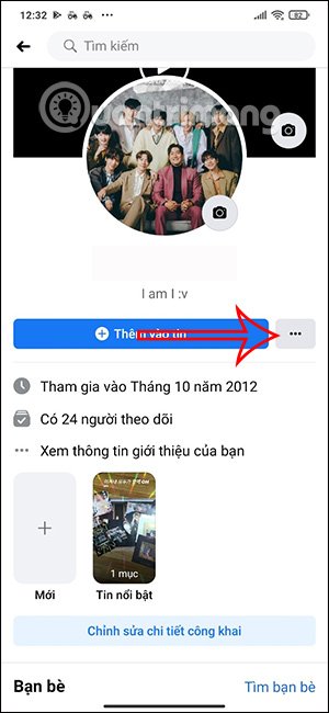 Giao diện cá nhân