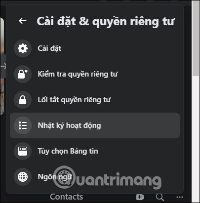 Nhật ký hoạt động