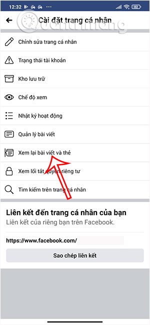 Xem lại bài viết và thẻ