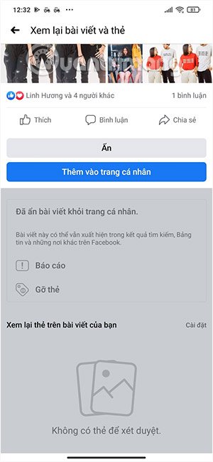 Ẩn bài viết