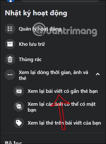 Xem lại bài được gắn thẻ 