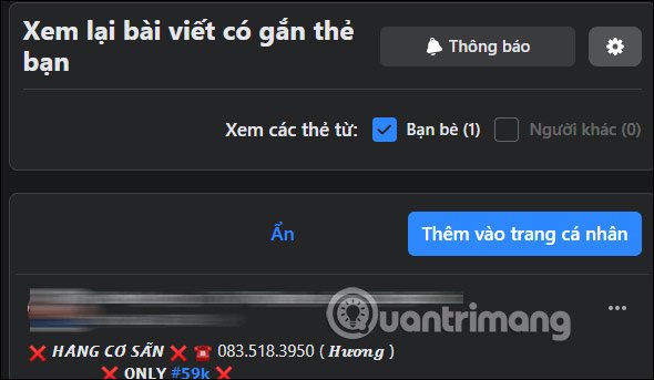 Tùy chọn bài viết