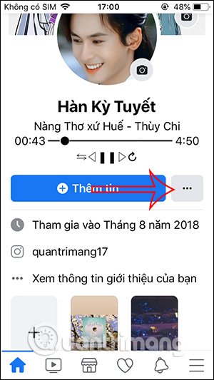 Tùy chọn Facebook