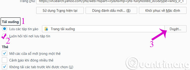 Nhấn nút Duyệt