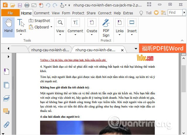 Cắt thêm trang PDF khác