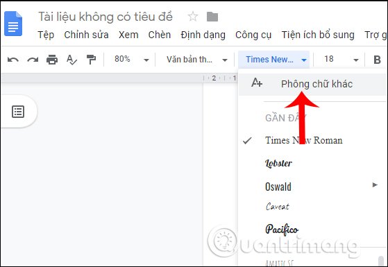 Tải font chữ 