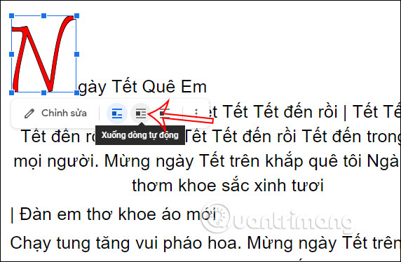 Xuống dòng tự động