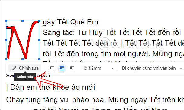 Thay đổi chữ cái lớn 
