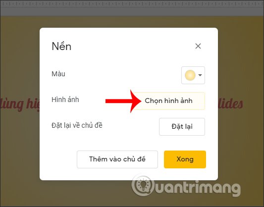 Chọn hình ảnh