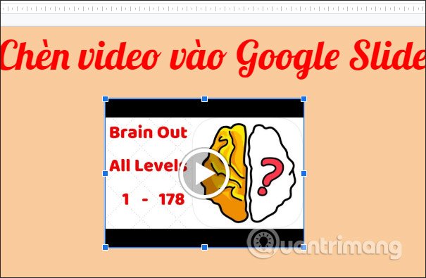 Video chèn vào slide