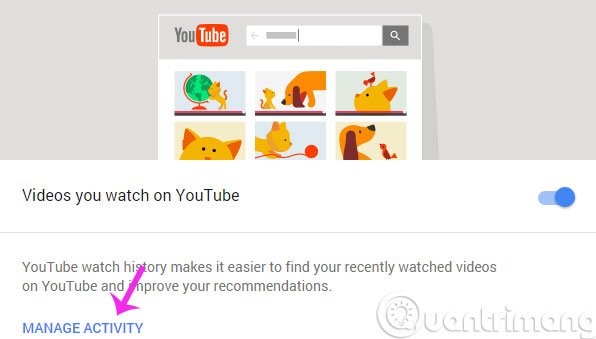 Những video đã xem trên YouTube