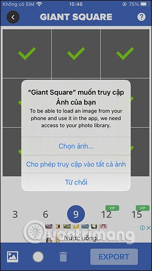 Truy cập album