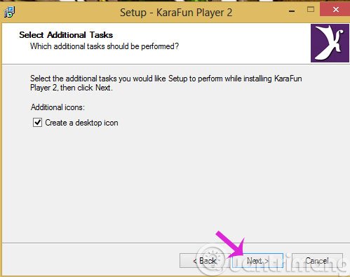 Tạo biểu tượng ngoài Desktop