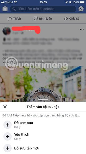 Lưu vào bộ sưu tập