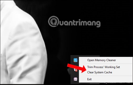 Memory Cleaner khay hệ thống