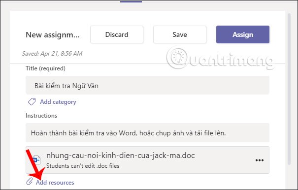 Nhập tên và yêu cầu 