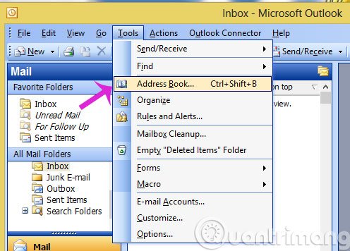 Chọn Address Book...