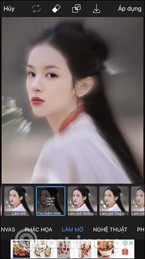 Hiệu ứng làm mờ ảnh