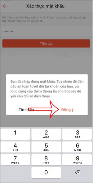 Xác nhận thông tin