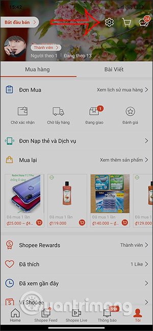Cài đặt