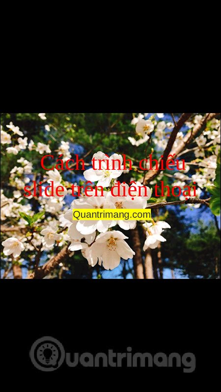 Trình chiếu slide