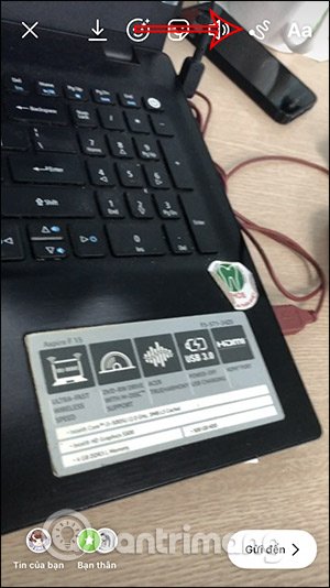 Chọn biểu tượng vẽ