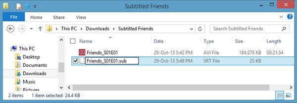 Cách thêm Subtitles vào video khi xem trên Windows Media Player
