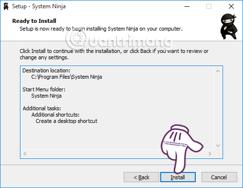 Nhấn chọn Install 