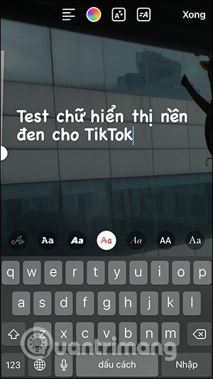 Chỉnh cỡ chữ