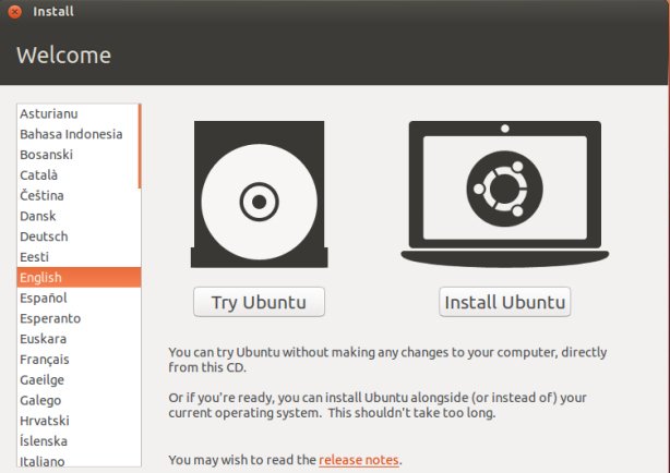 Cài Ubuntu trực tiếp từ USB hoặc một đĩa CD