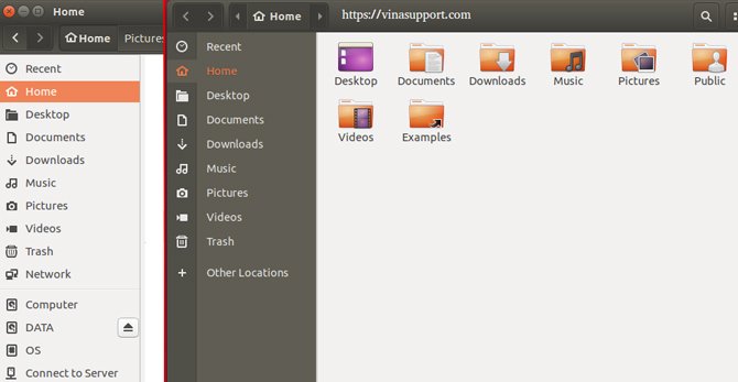 Thay đổi giao diện của trình quản lý file “Nautilus File Manager”