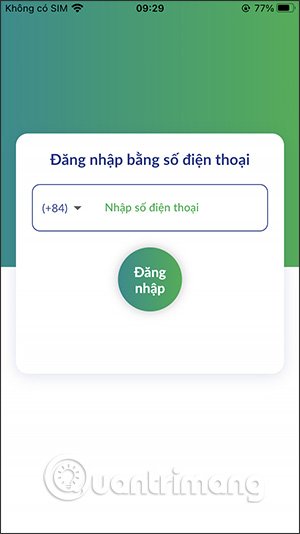 Nhập số điện thoại