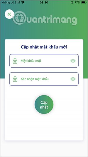 Nhập mật khẩu